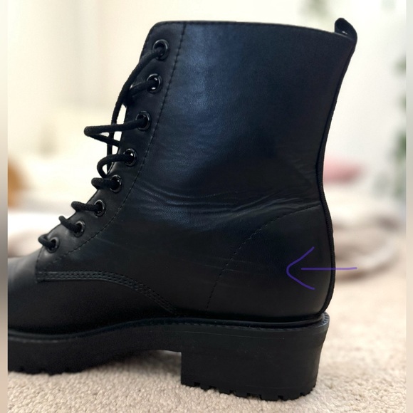 Black Combat Boots - Picture 4 of 5